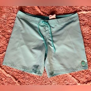 Seafoam Green Roxy Shorts - Size 5